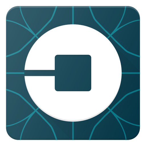 Social media, uber icon